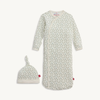Magnetic Gown and Hat Set - Eloise Organic Cotton