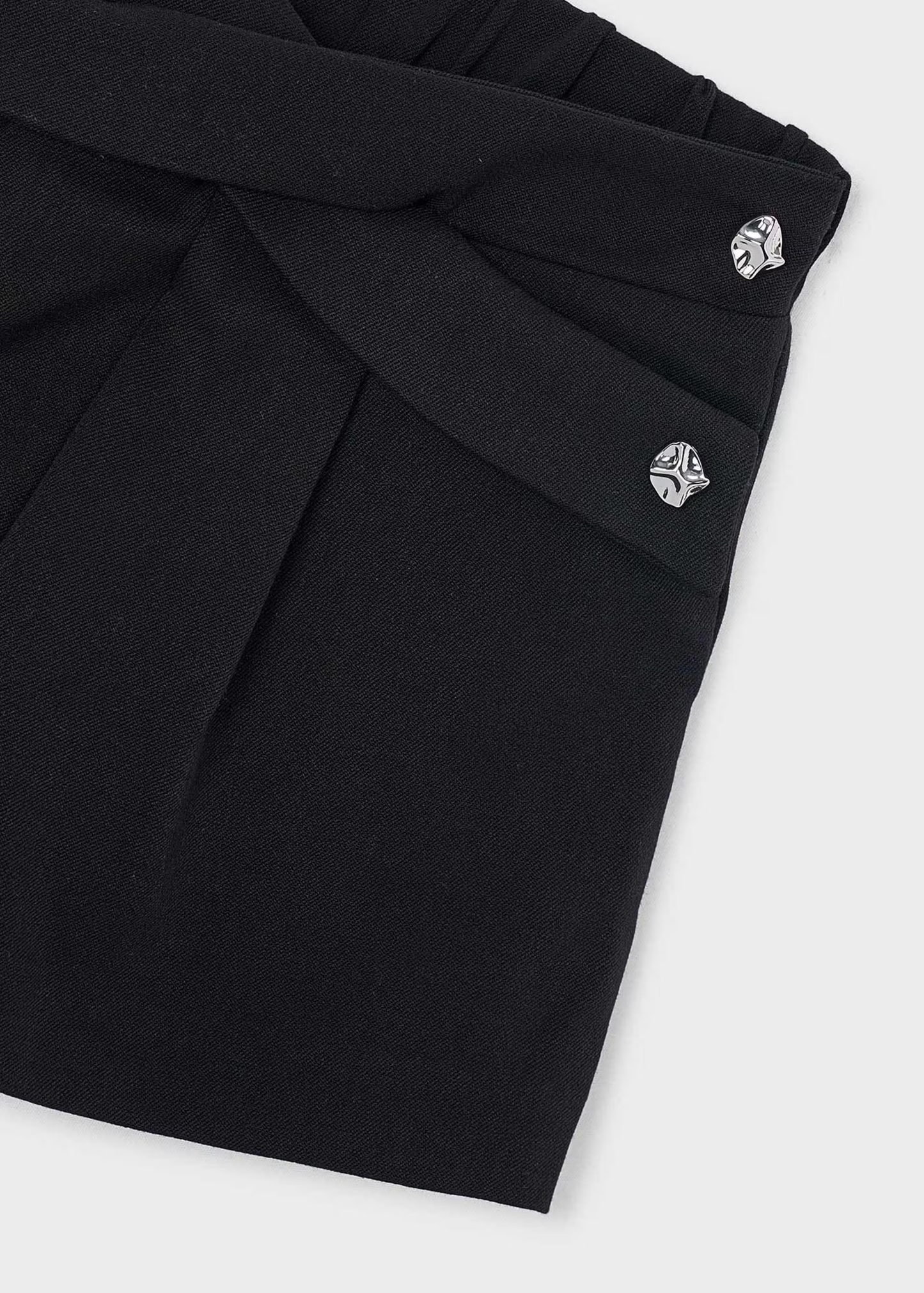 Girl Pleated Skort - Black