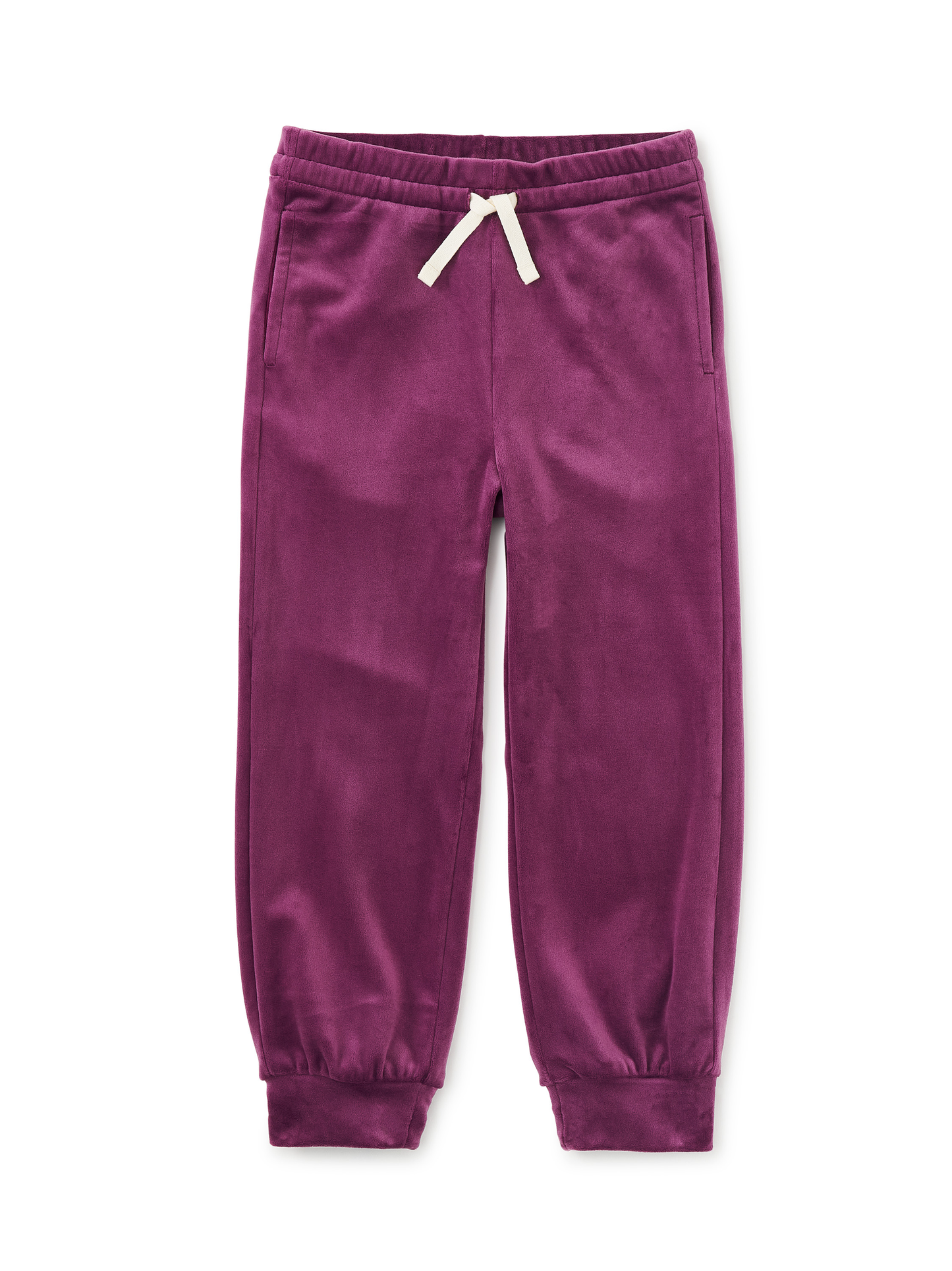 Easy Fit Velour Joggers - Cosmic Berry
