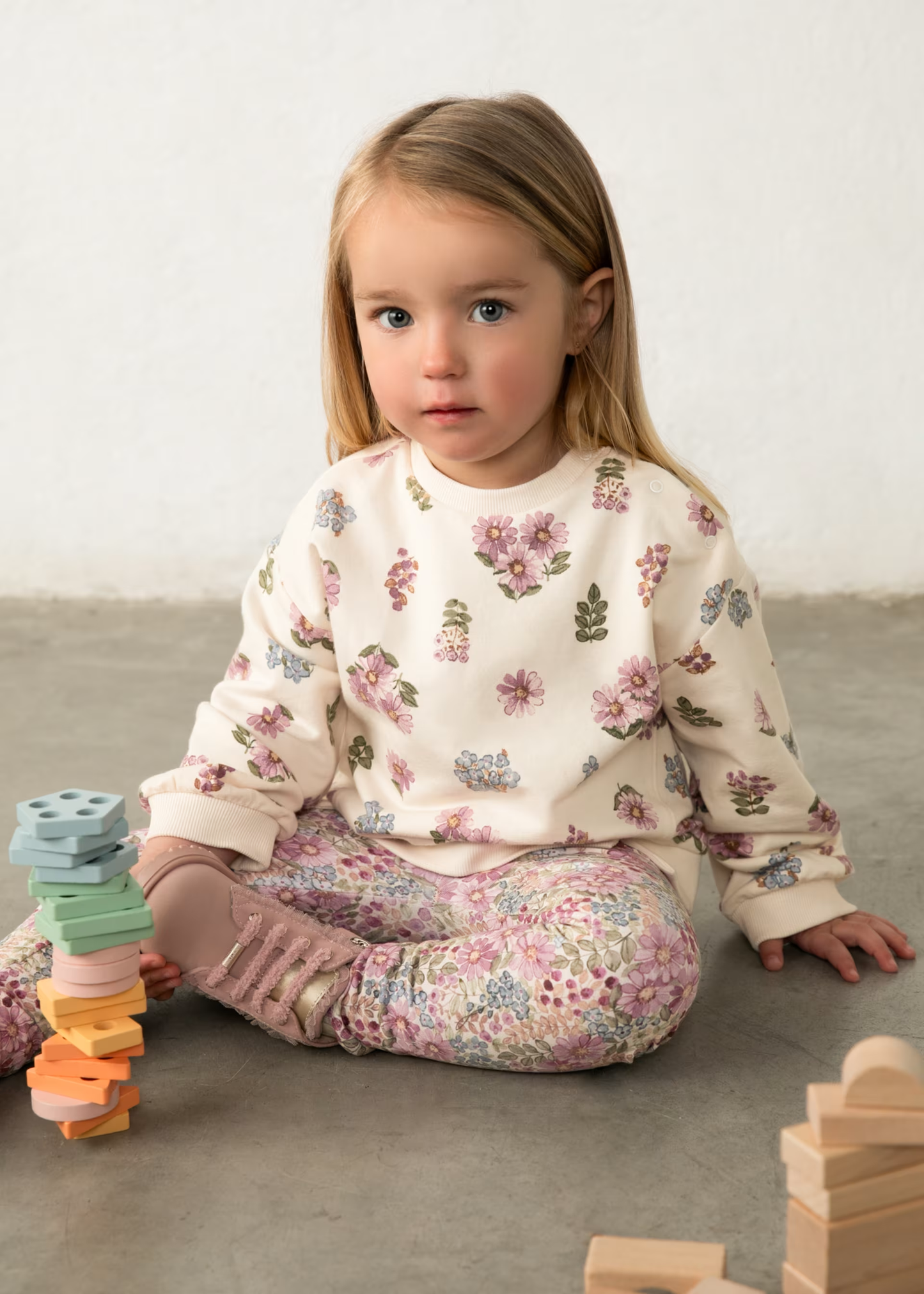 Baby Sweatshirt - Floral