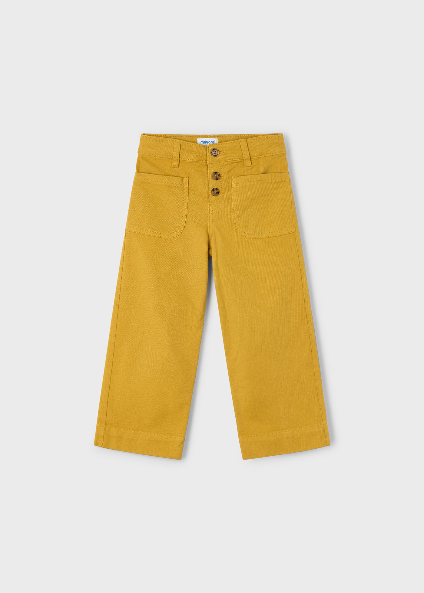 Girl Twill Pants - Mustard