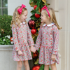 Lillian Girls' Dress - Floral Noel