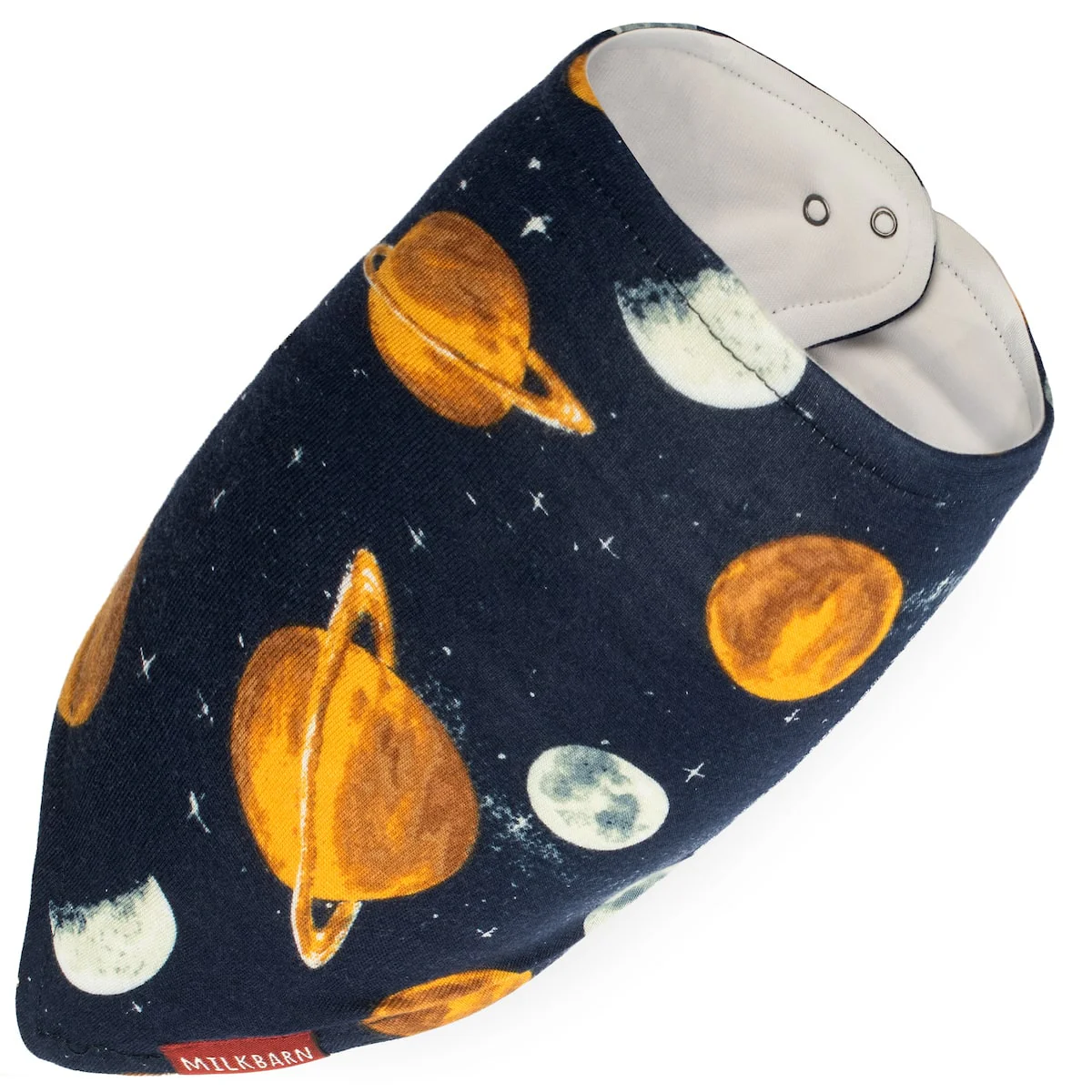 Planets Bamboo Three-Layer Kerchief Bib