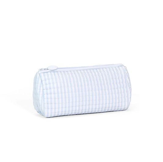 Quilted Pochette Bag - Pimlico Stripe Blue