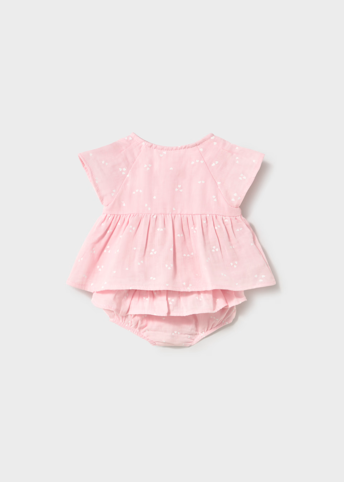 Newborn Girl Bloomers and Blouse Set - Pink