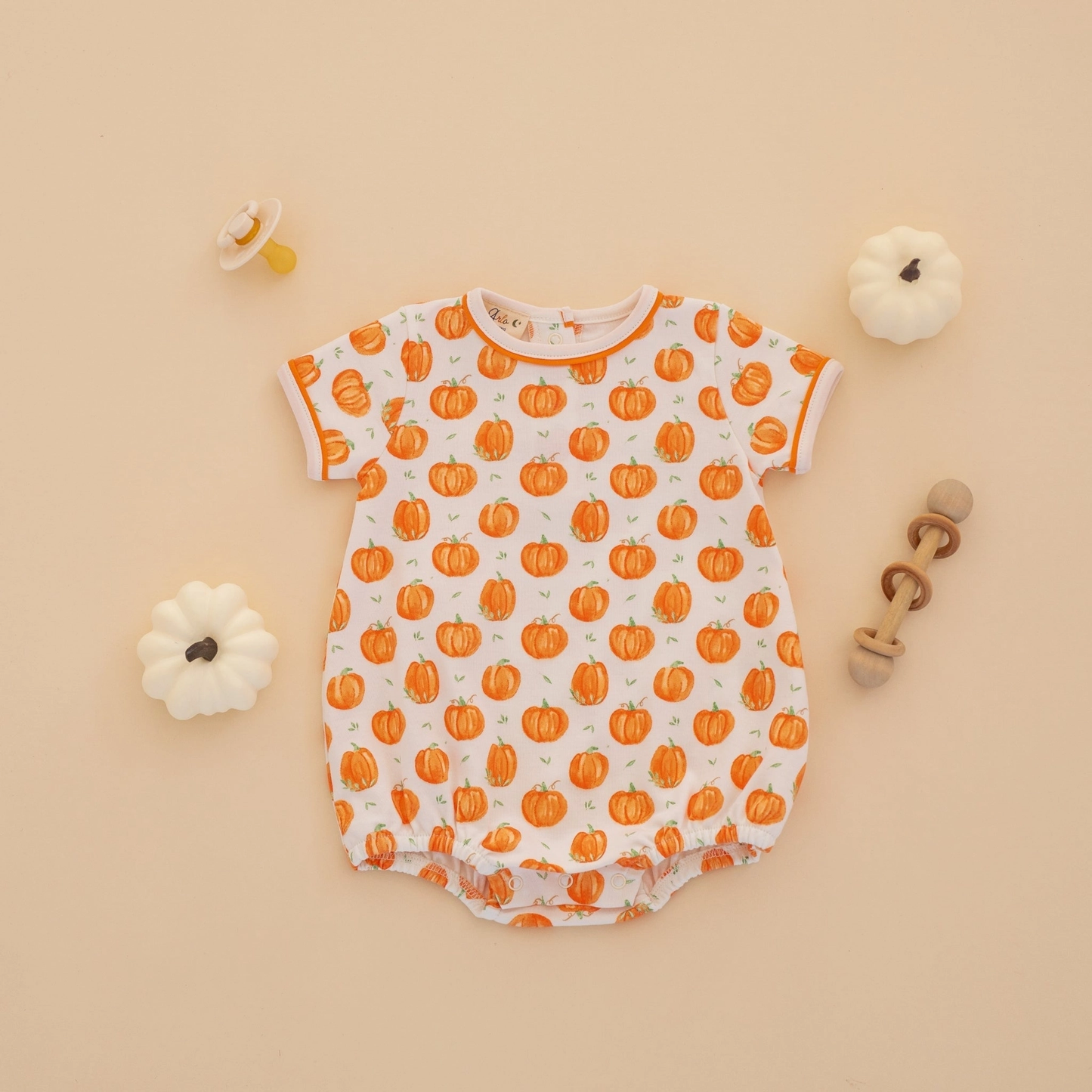 Pumpkin Grove Short Sleeve Bubble