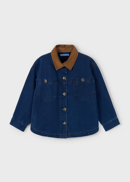 Unisex Denim Overshirt - Super Dark Denim