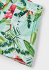 Girl Tropical Print Skort - Water