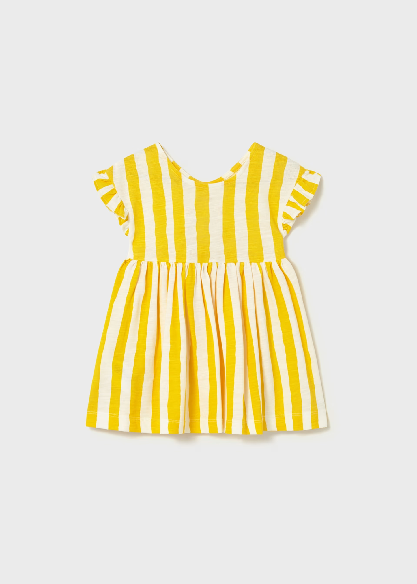 Knit Dress - Yellow Stripe
