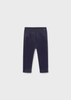 Baby Basic Velvet Leggings - Navy