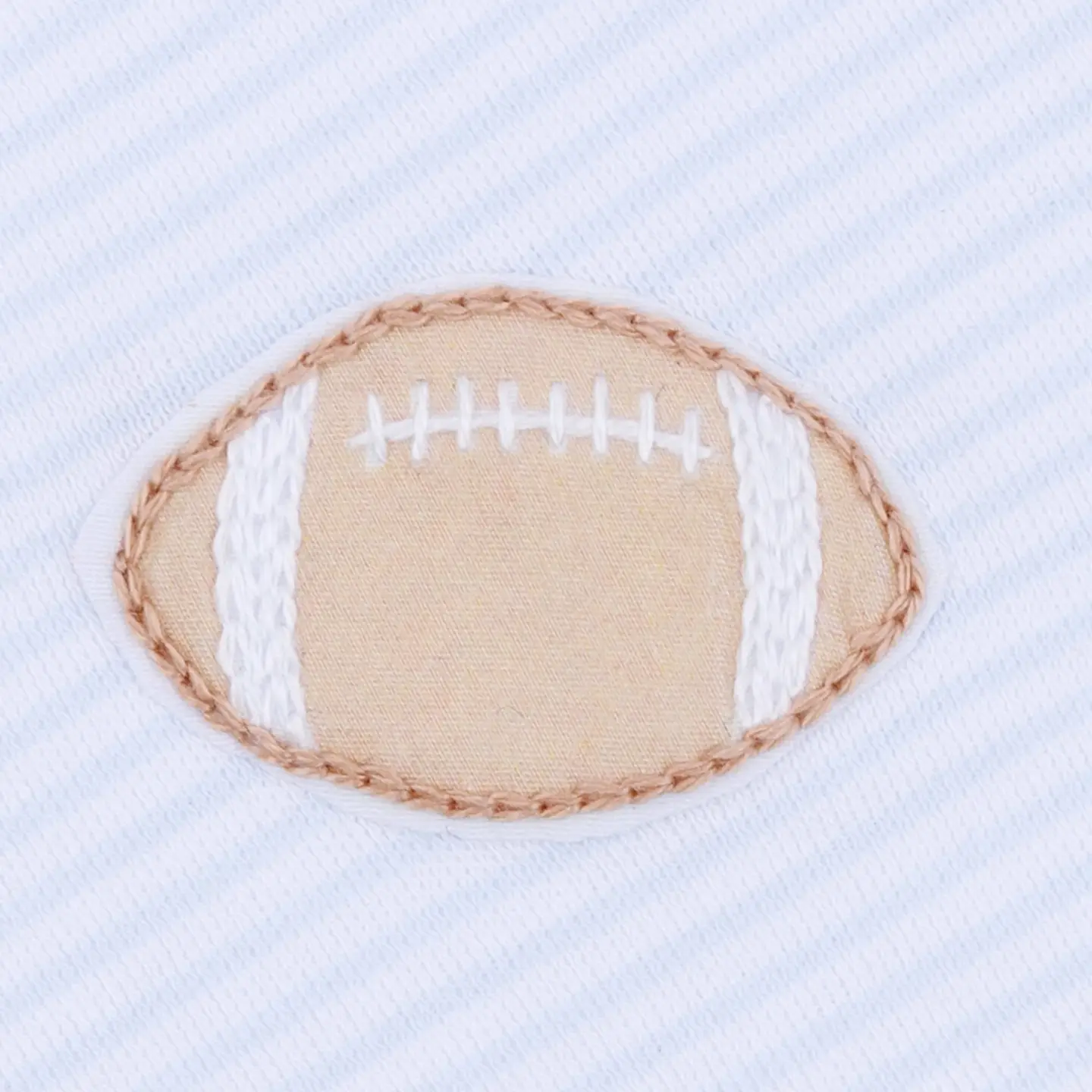 Touchdown Cutie Short Sleeve Bubble - Light Blue