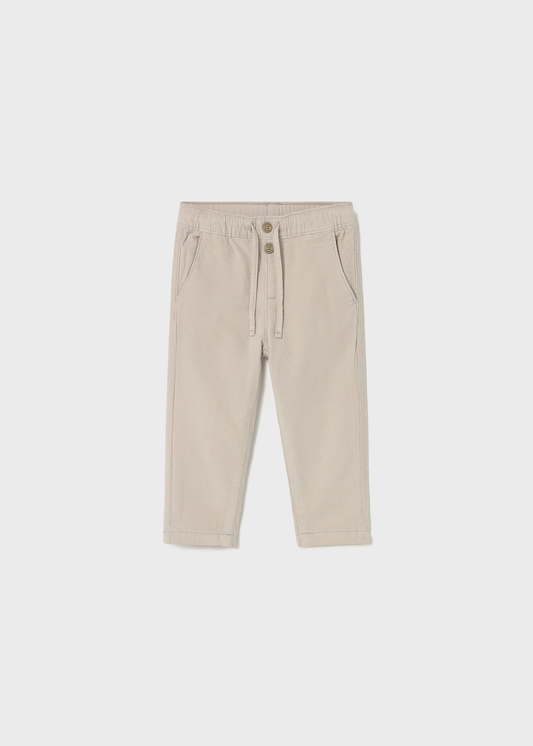 Baby Micro-Corduroy Jogger Pants - Khaki