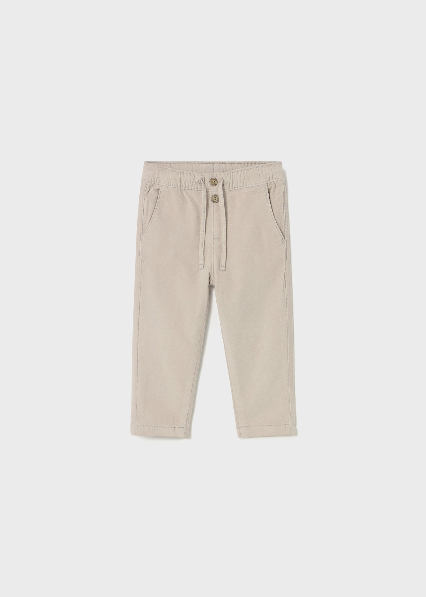 Baby Micro-Corduroy Jogger Pants - Khaki