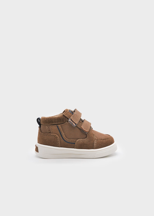 Baby Casual Leather Boots - Camel