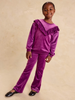 Velour Leggings - Berry