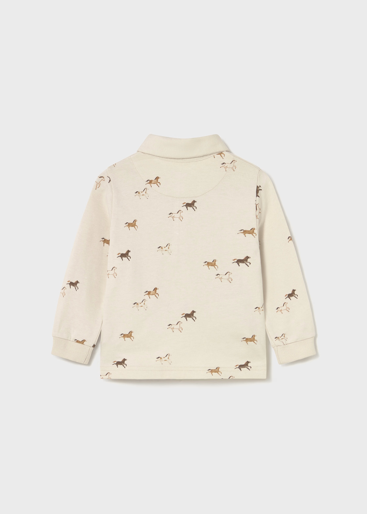 Baby Printed Polo Shirt - Horse