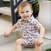 Tripp Boys' Polo Shortall - Western Pups