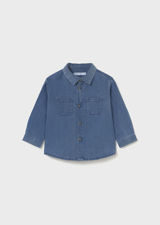 Baby Denim Shirt - Medium Denim