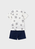 Boy Shorts and Printed T-shirt Set