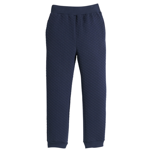 Classic Quilted Jogger - Navy