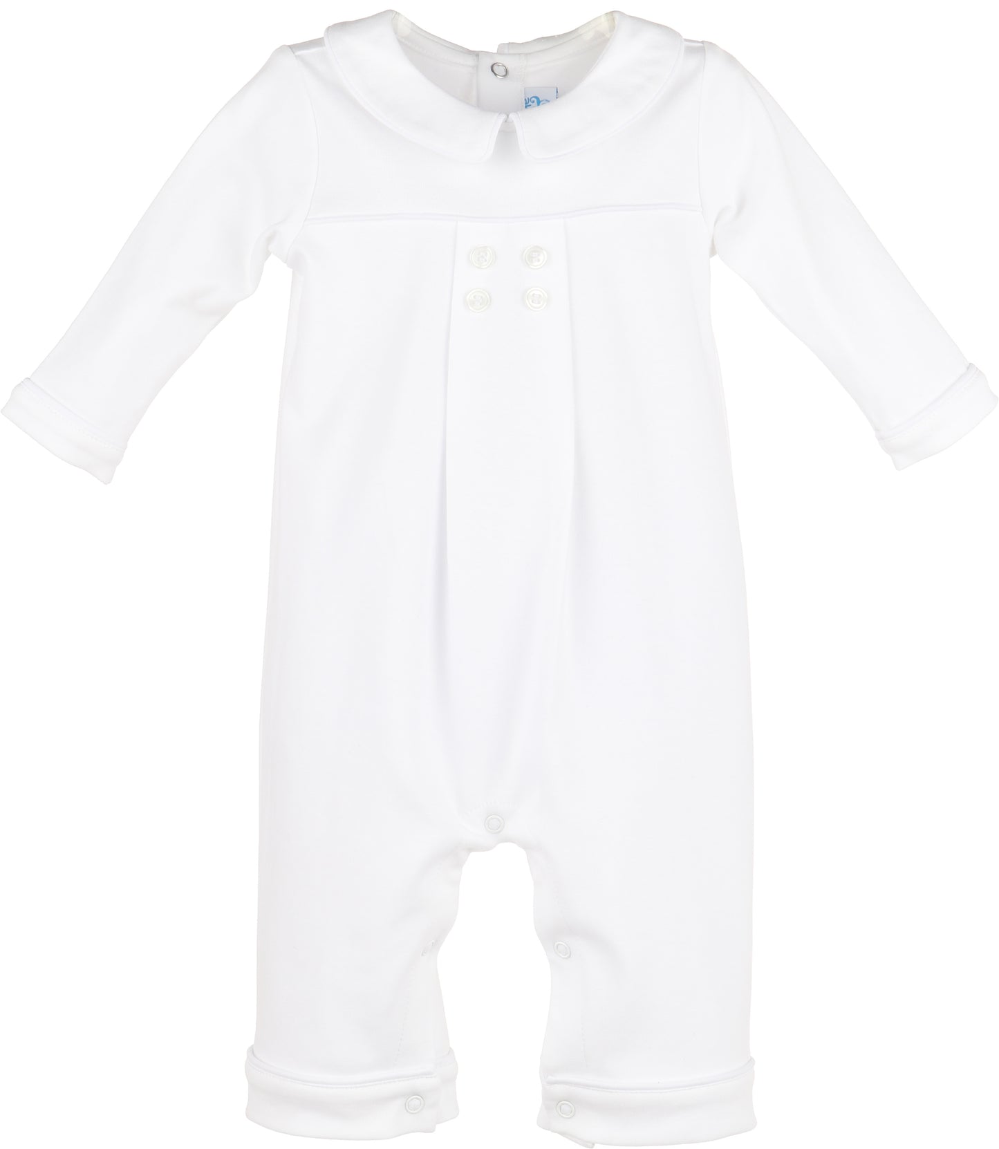 Warm Winter Home Romper - White