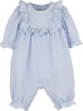 Rosy Cheeks Jacquard Overall - Blue