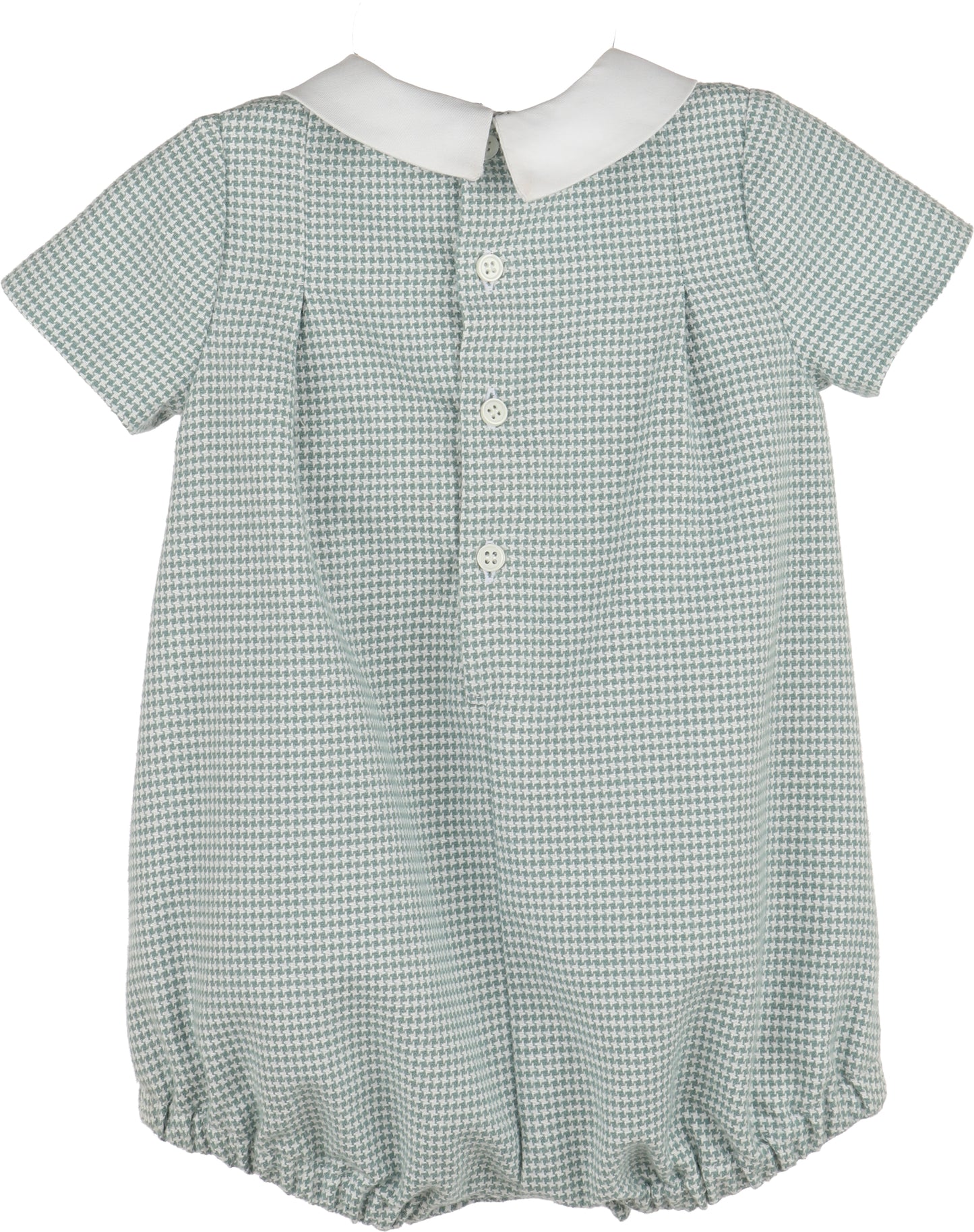 Checks Smock Boy Bubble - Green