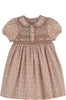 Mulberry Floral Smock Dress - Red