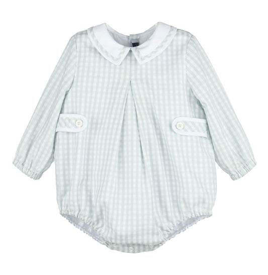 Frosty Check Boy Bubble - Blue