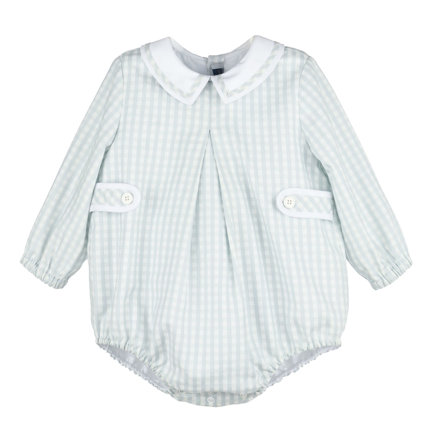Frosty Check Boy Bubble - Blue