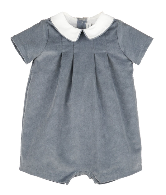 Heirloom Cord Boy Bubble - Blue