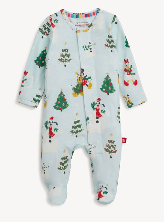 Magnetic Convertible Footie - Snow Excited