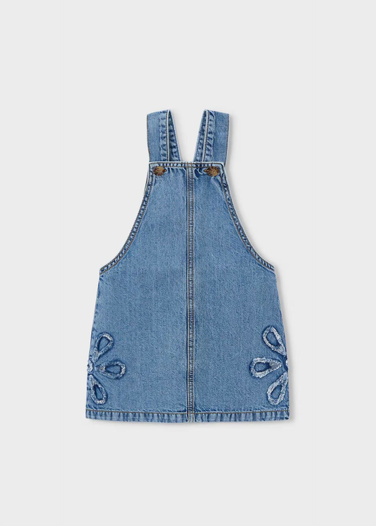 Girl Denim Overall Skirt