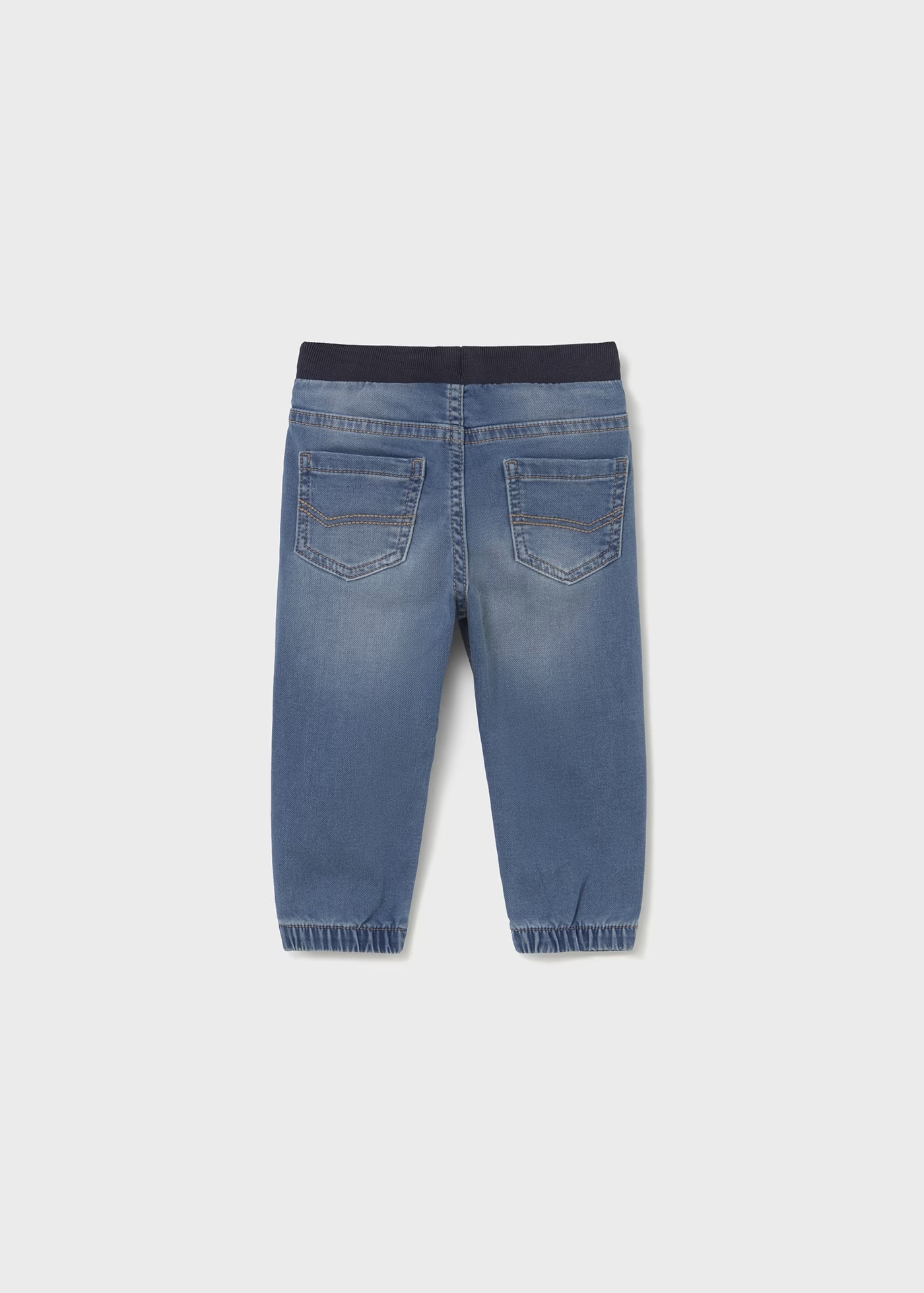 Baby Denim Jogger Pants - Medium Denim