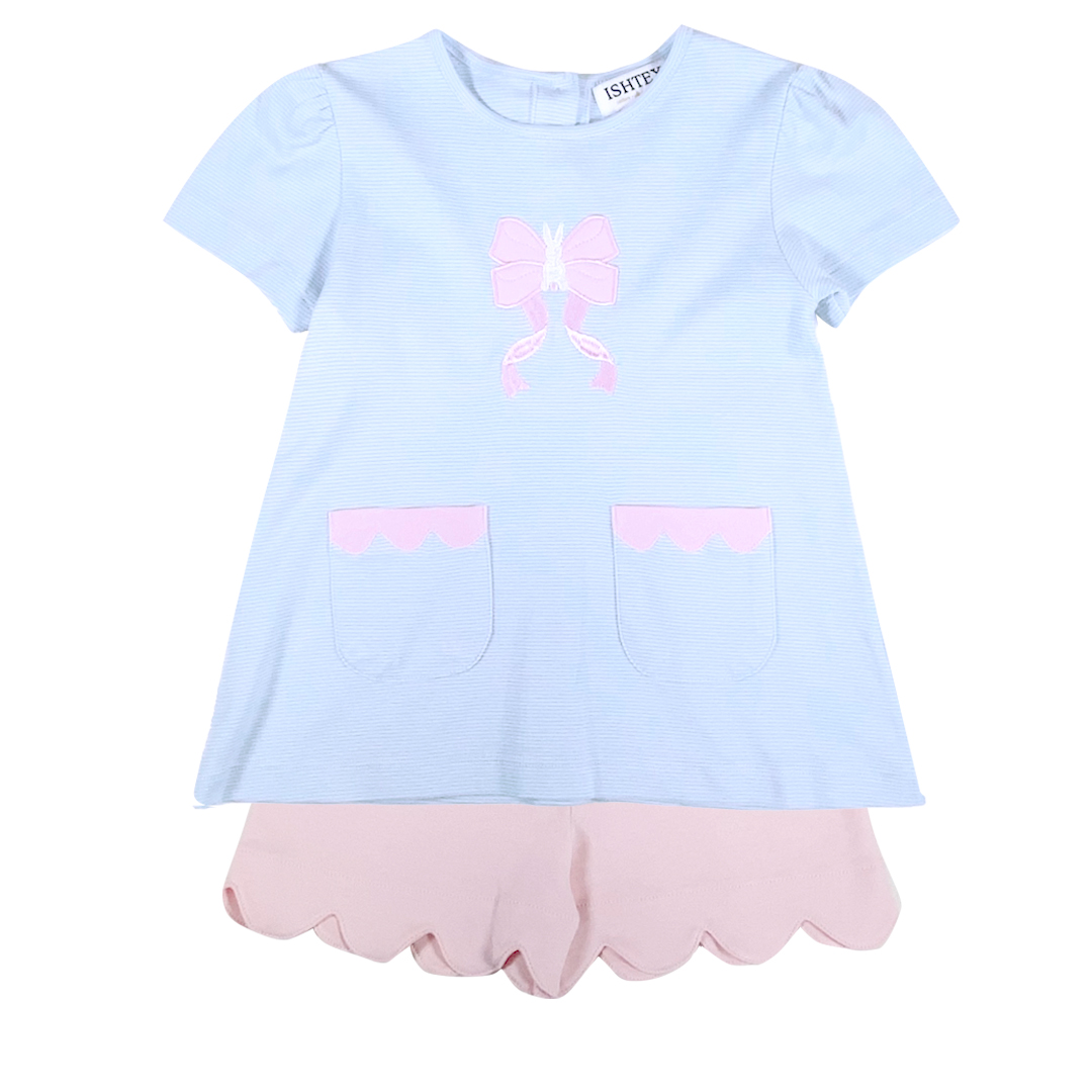 Bunny Girl's Shorts Set