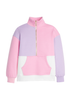 Color Block Pullover - Pink & Lilac