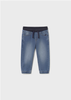 Baby Denim Jogger Pants - Medium Denim