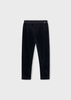Girl Basic Velvet Leggings - Black