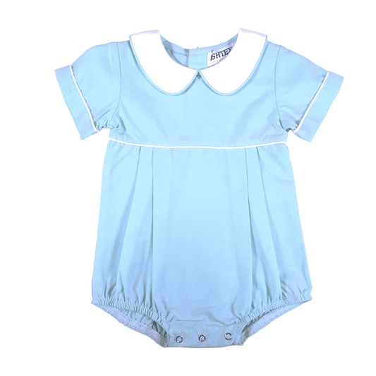 Blue Poplin Boy's Bubble