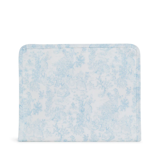 Roadie Medium Zip Pouch - Bunny Toile Blue