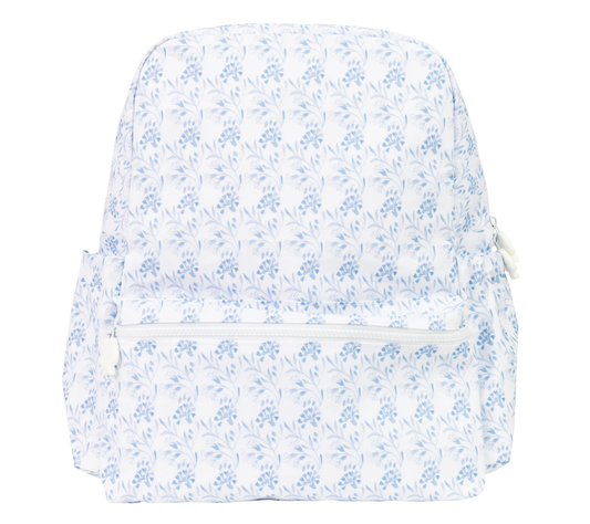 The Backpack Large - Navy Floral