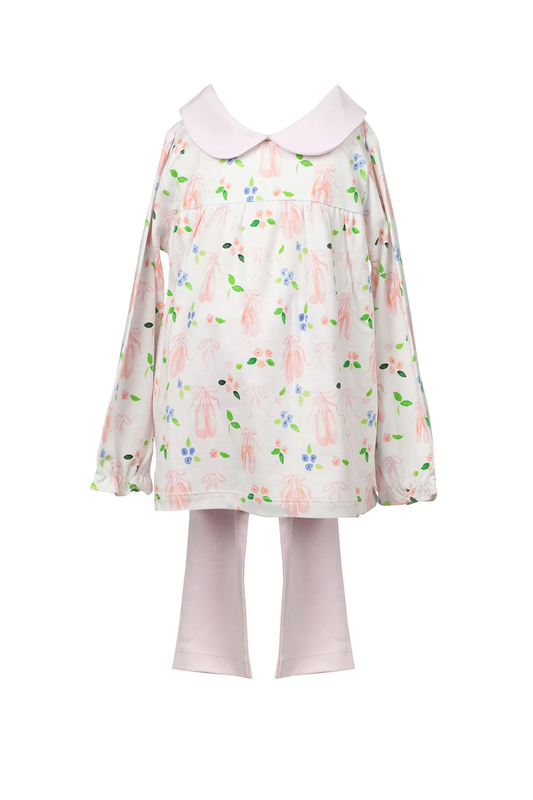 En Point Long Sleeve Tunic Set