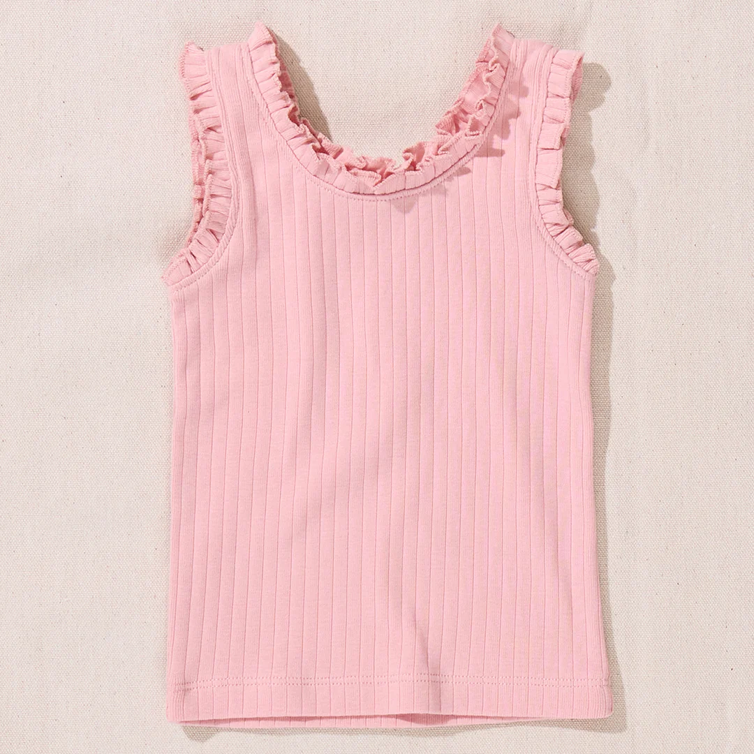 Joy Ruffle Rib Tank