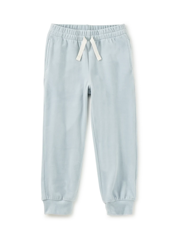 Easy Fit Very Velour Jogger - Blue Fog