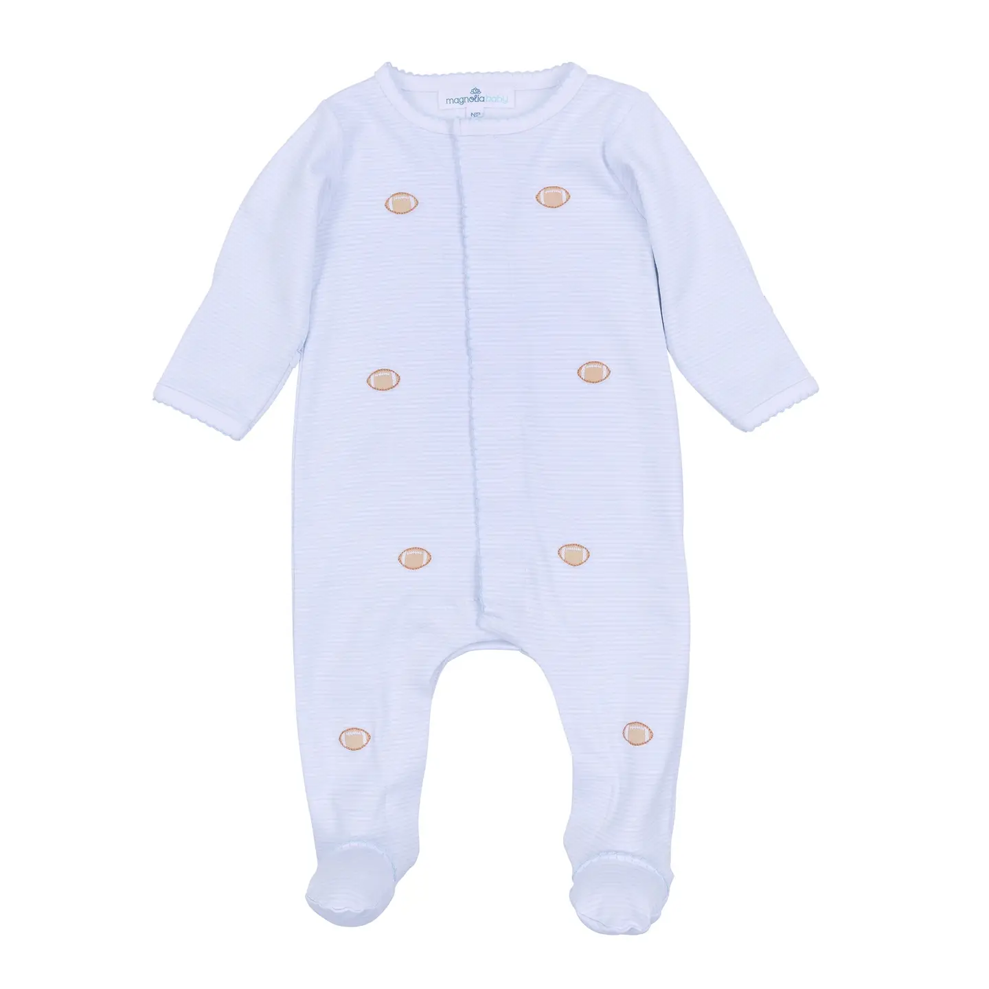 Touchdown Cutie Footie - Light Blue