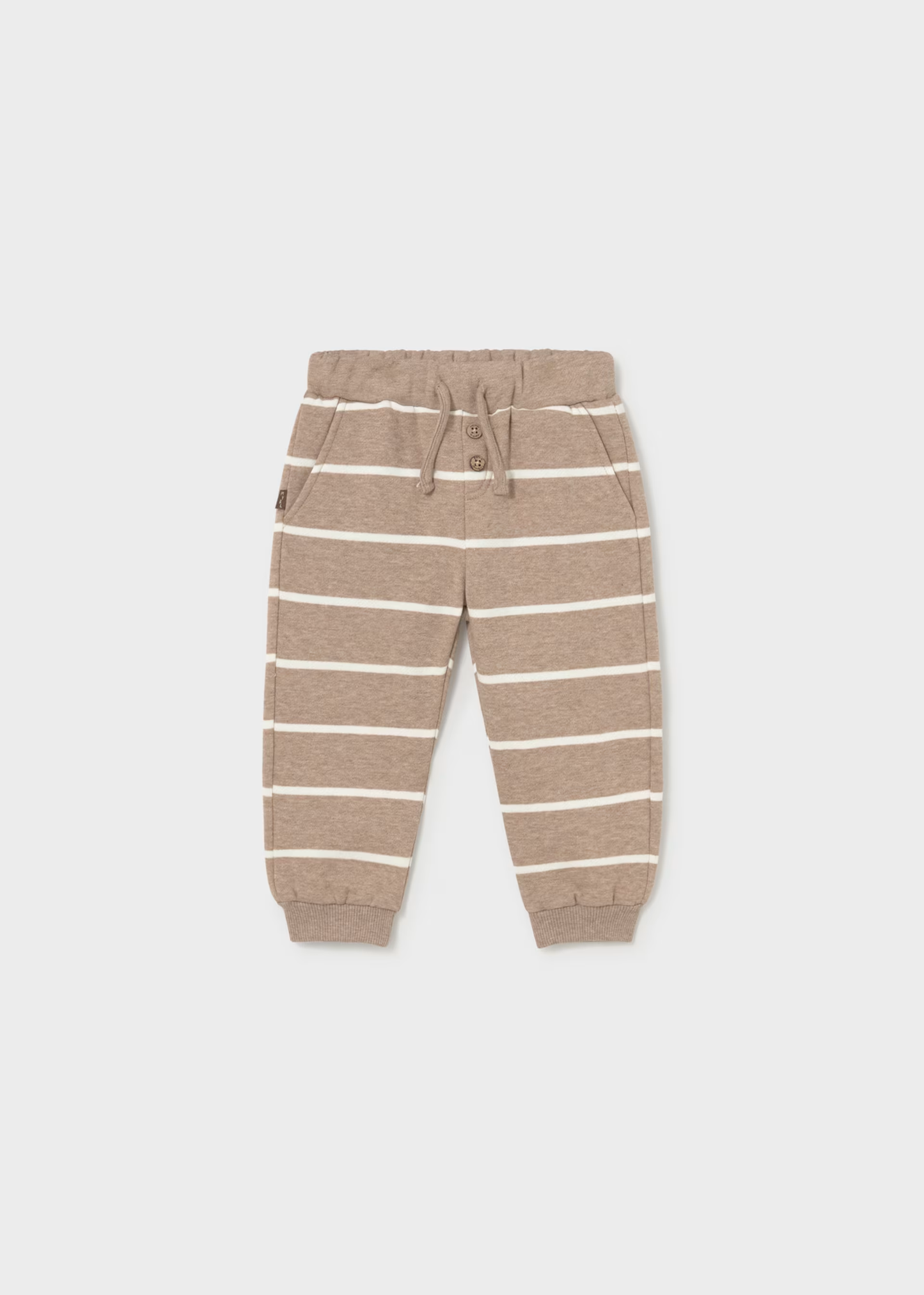Baby Jogger Sweatpants - Tan and Cream