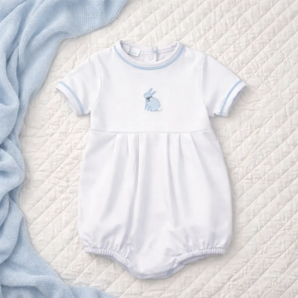 Leaping Bunnies Bubble - Light Blue