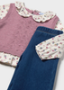 Baby Pants and Top Set - Violet Mix