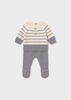 Newborn Boy Pants and Sweater Set - Ash