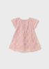 Baby Embroidered Tulle Dress - Pink